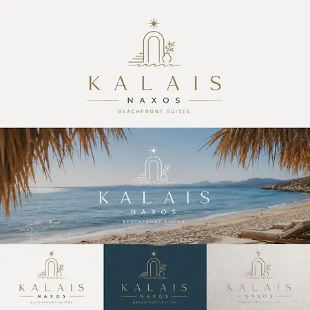 Διαμέρισμα Kalais Beachfront - Stunning Sea & Sunset Views, Free Chairs, Bus Stop Outside, 12 Min From Naxos Town, 200 Mbps Wifi