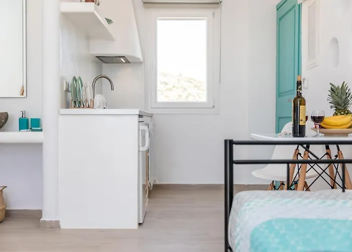 Kalais Beachfront Private Suites - Stunning Sea & Sunset Views, Bus Stop Outside, 12-Minute Drive From Naxos Town, Free Beach Chairs - Escape To Elysium *