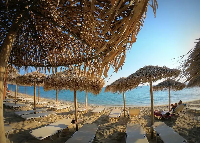 Kalais Beachfront Private Suites - Stunning Sea & Sunset Views, Bus Stop Outside, 12-Minute Drive From Naxos Town, Free Beach Chairs - Escape To Elysium *